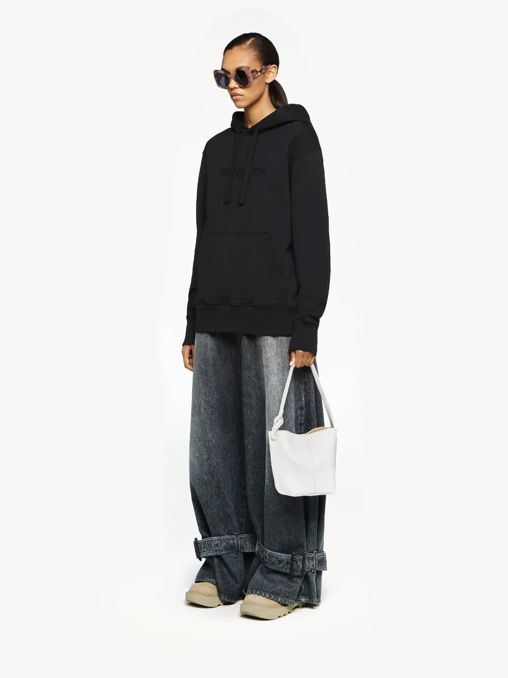 SMALL JWA CORNER BUCKET - LEATHER BUCKET BAG - 5