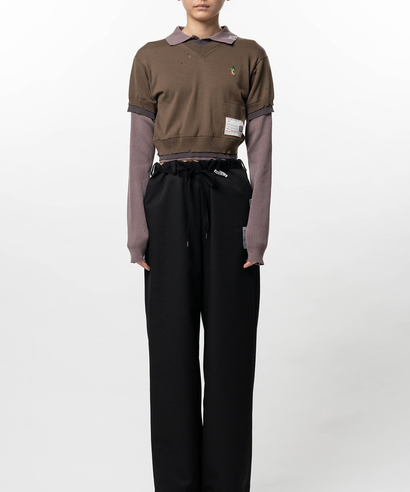 Triple Layered Knit Sweater 7
