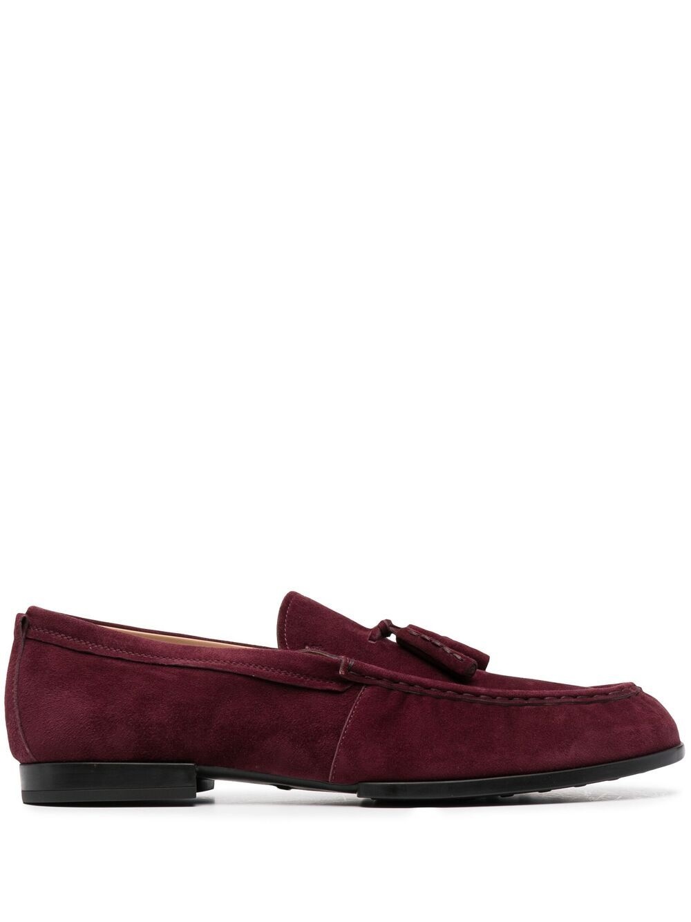 tassel-detail suede loafers - 1