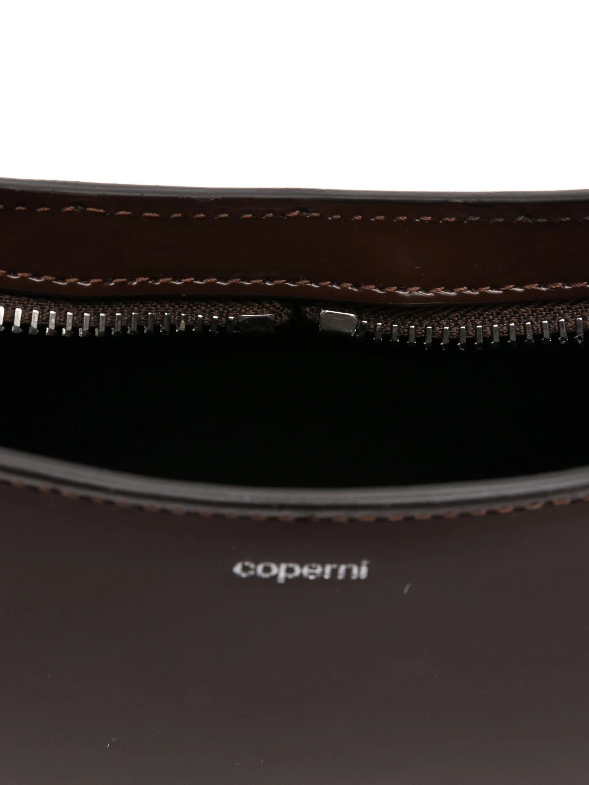 Coperni Slim Swipe Patent-leather Shoulder Bag - 3