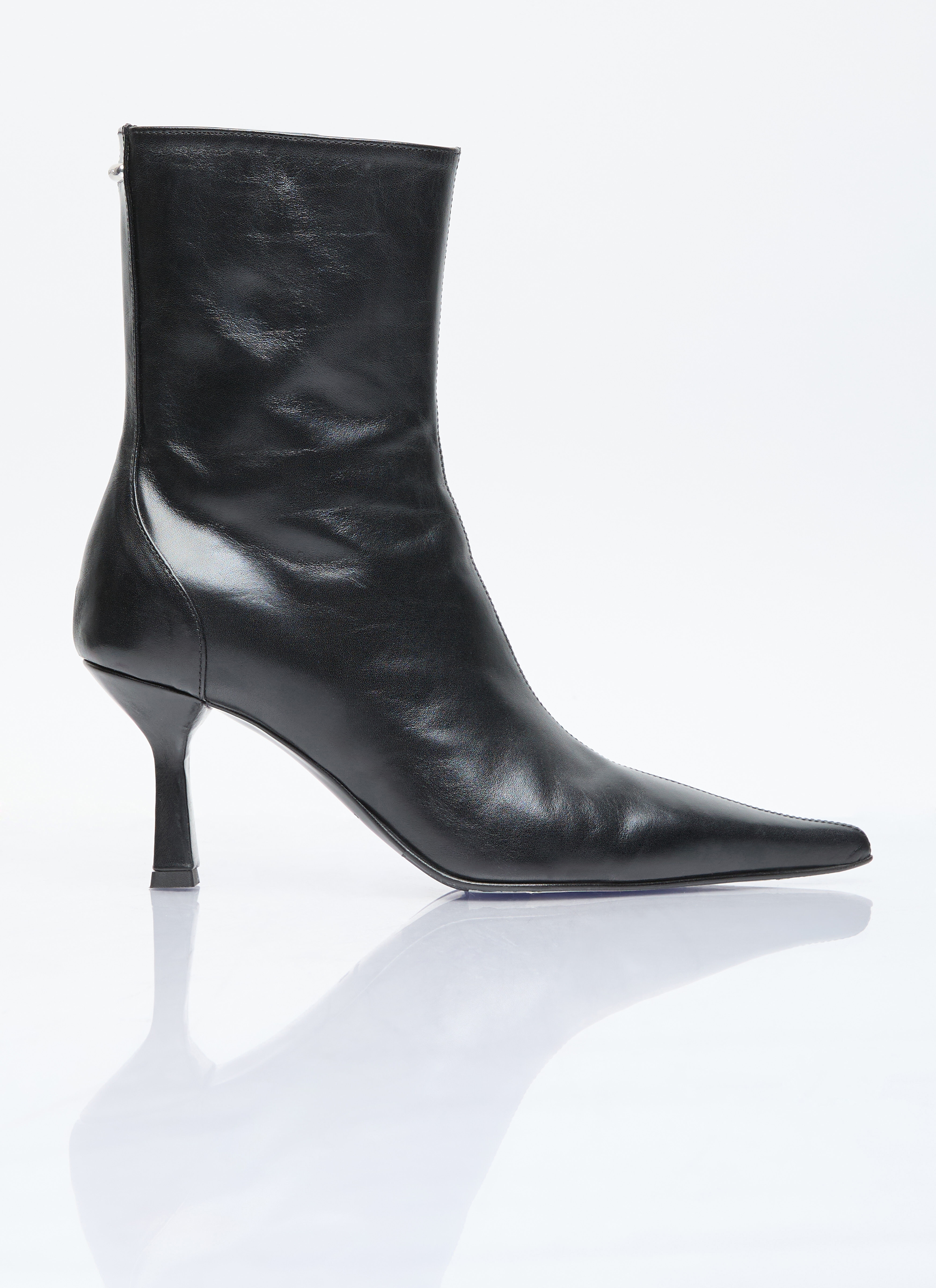 Slim Leather Boots - 1