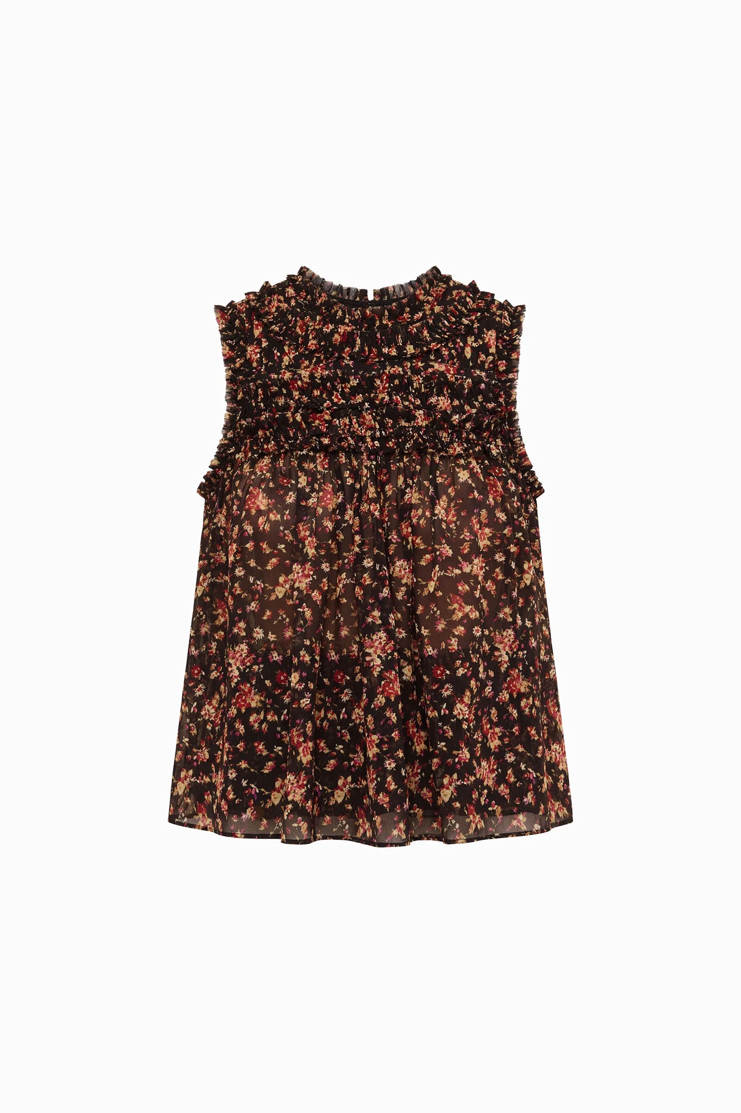 Effie Sleeveless Silk Top - 1
