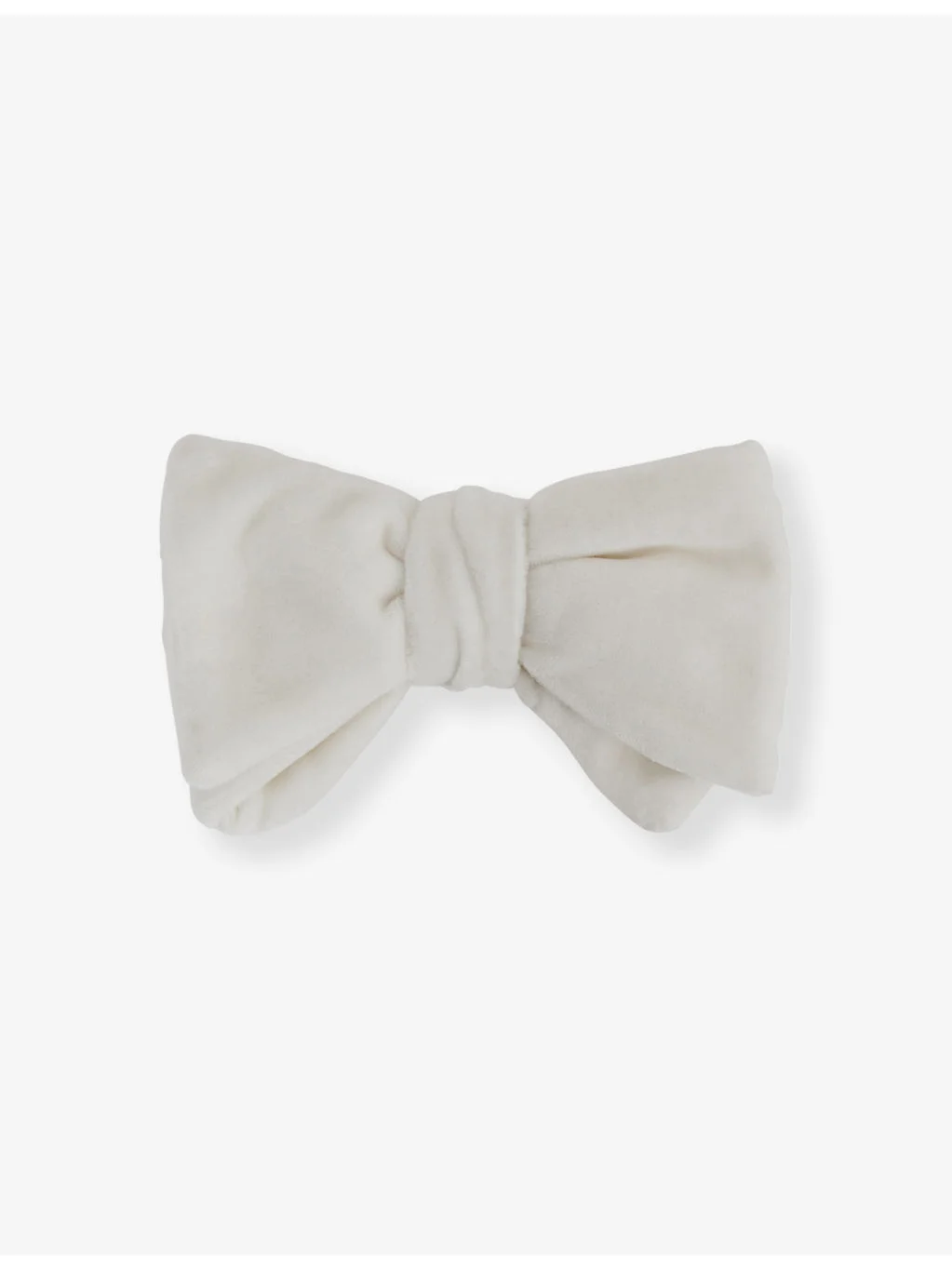 Hike double-layered velvet bow tie - 1