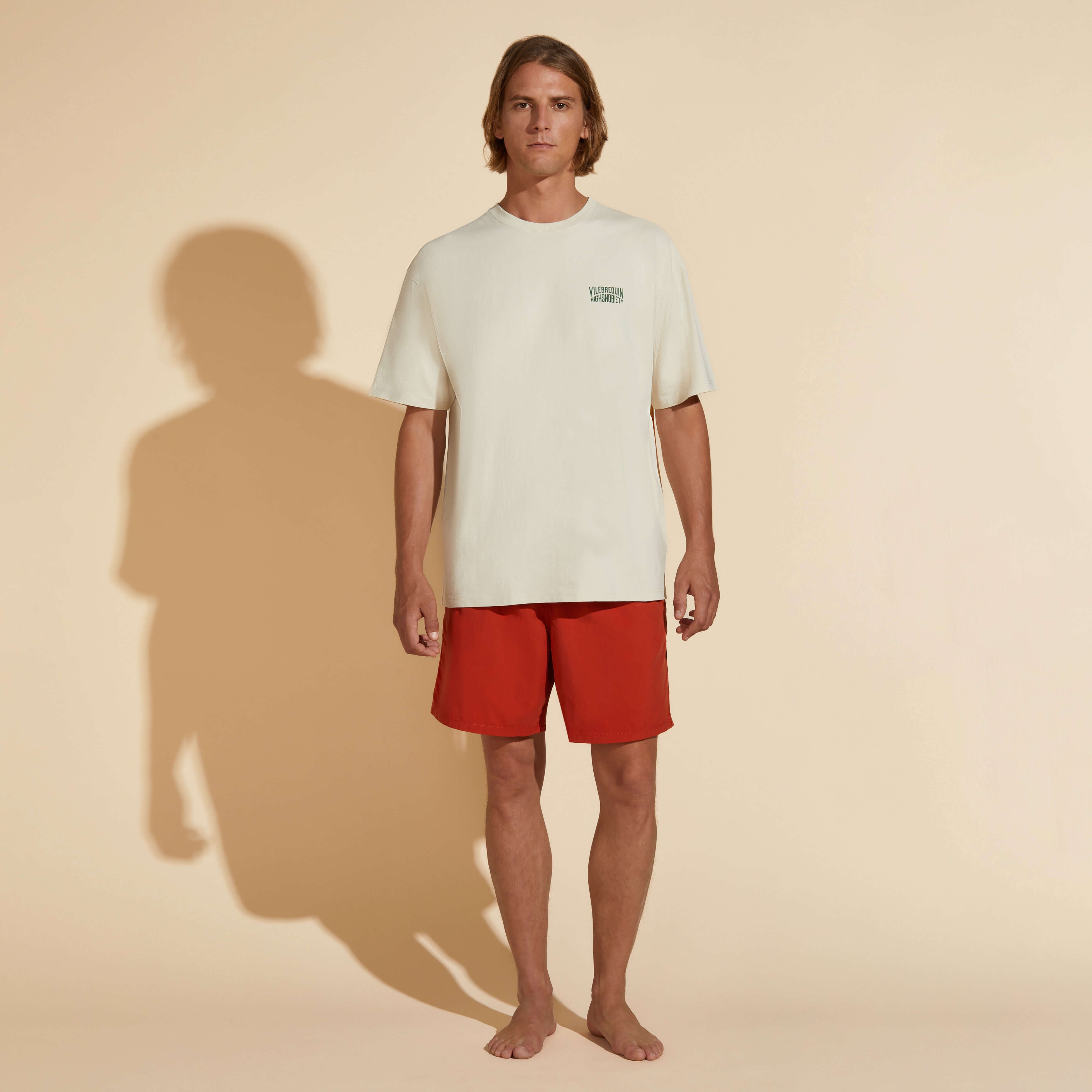Men Cotton T-shirt Solid - Vilebrequin x Highsnobiety - 3