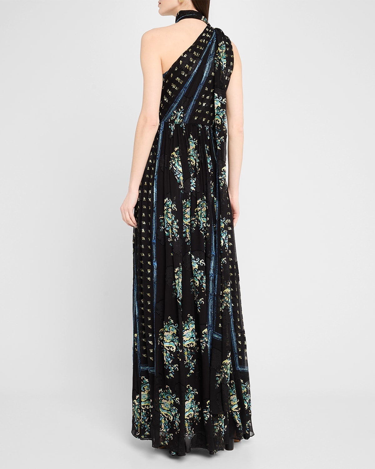 Angelique Draped Scarf Gown - 3