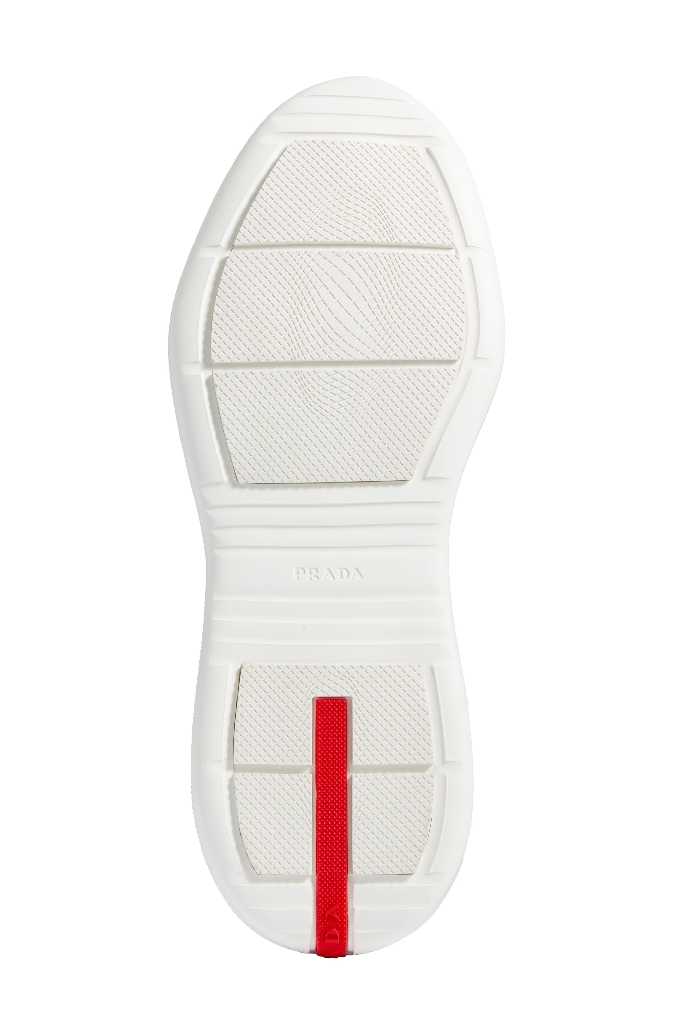 Prada America's Cup Sneaker in Perla/Argento at Nordstrom - 6