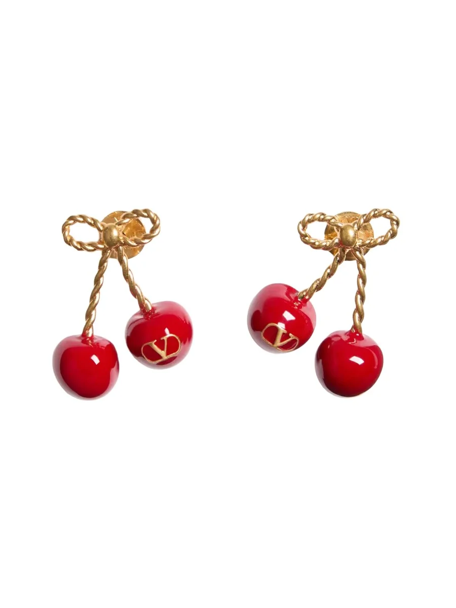 CHERRYFIC EARRINGS WITH LOGO - 1