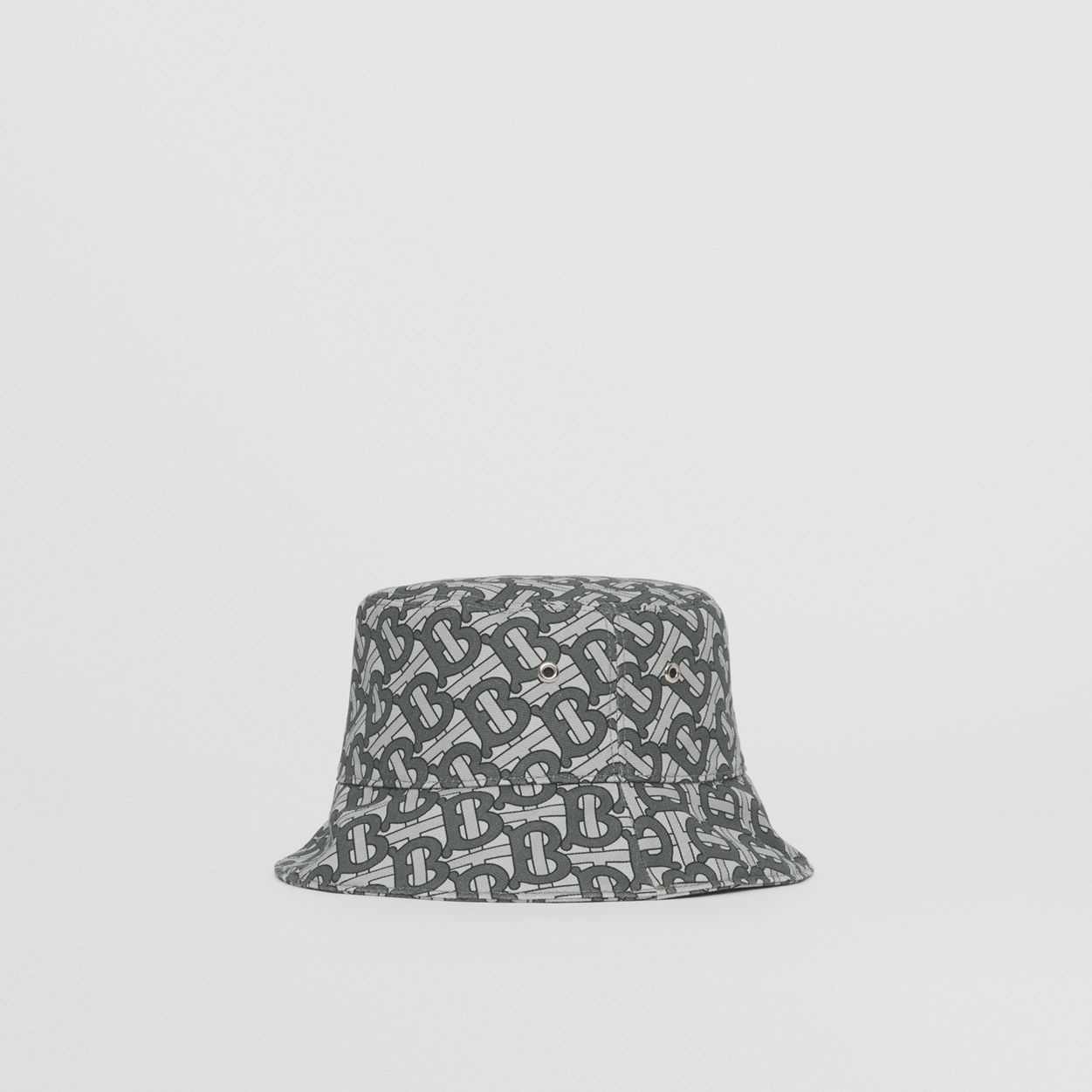 Monogram Print Cotton Bucket Hat - 6