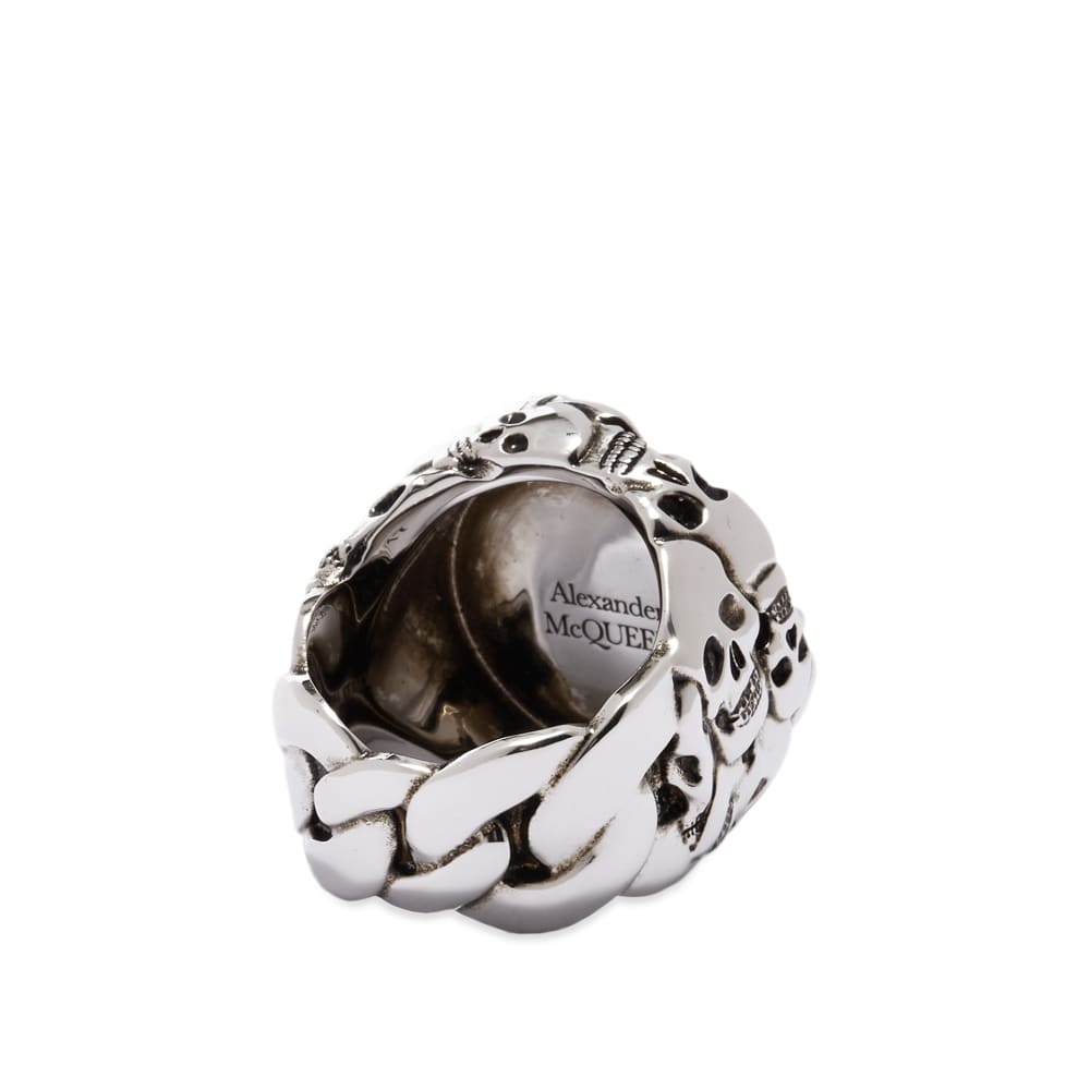 Alexander McQueen Multi Skull Ring - 3