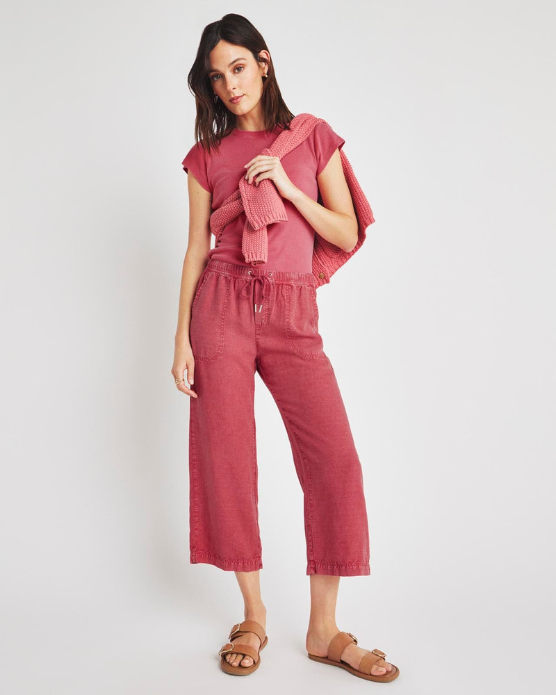 Angie Crop Wide Leg Pant 3