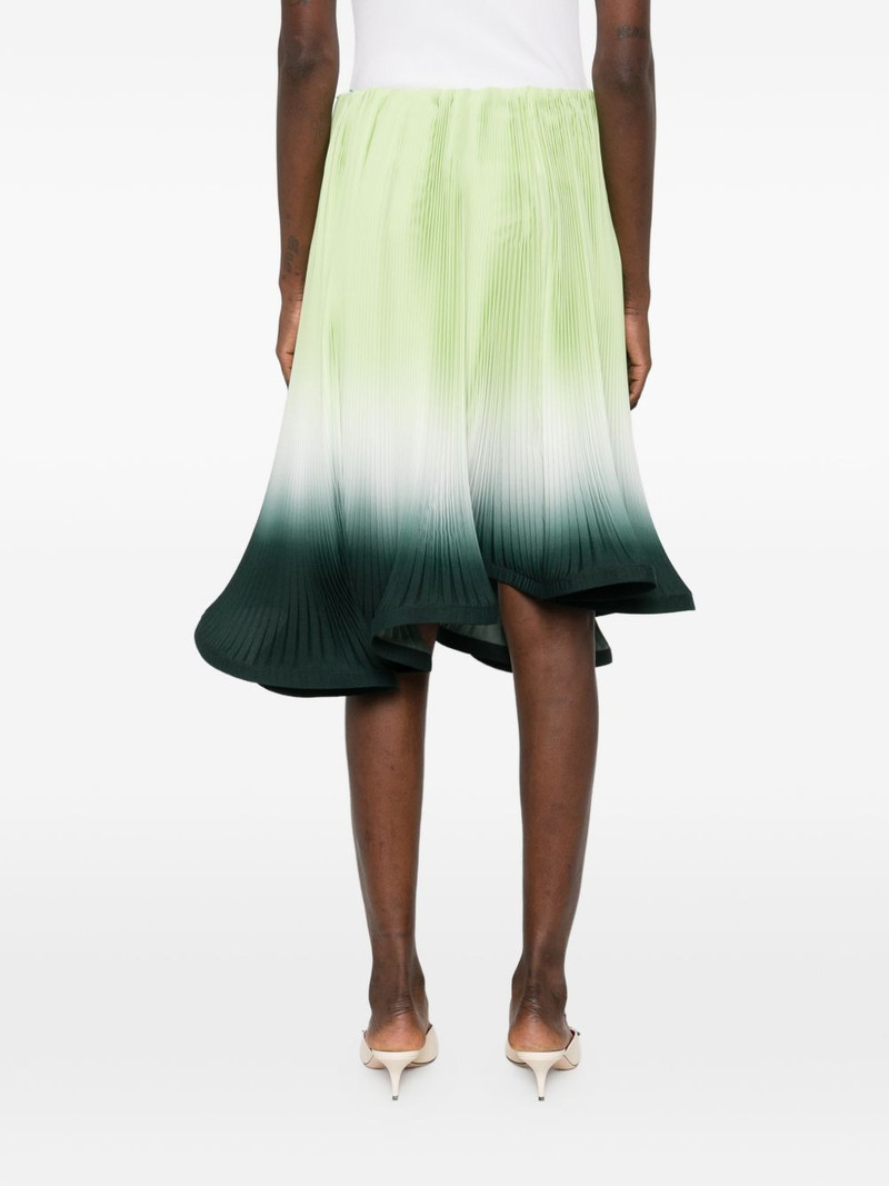degradé-effect pleated skirt 4
