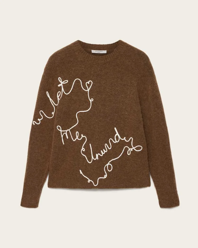 UNWIND RELAXED ALPACA BLEND SWEATER - 1