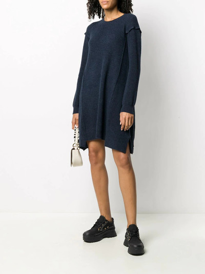 Stella McCartney loose drop-shoulder knit dress outlook