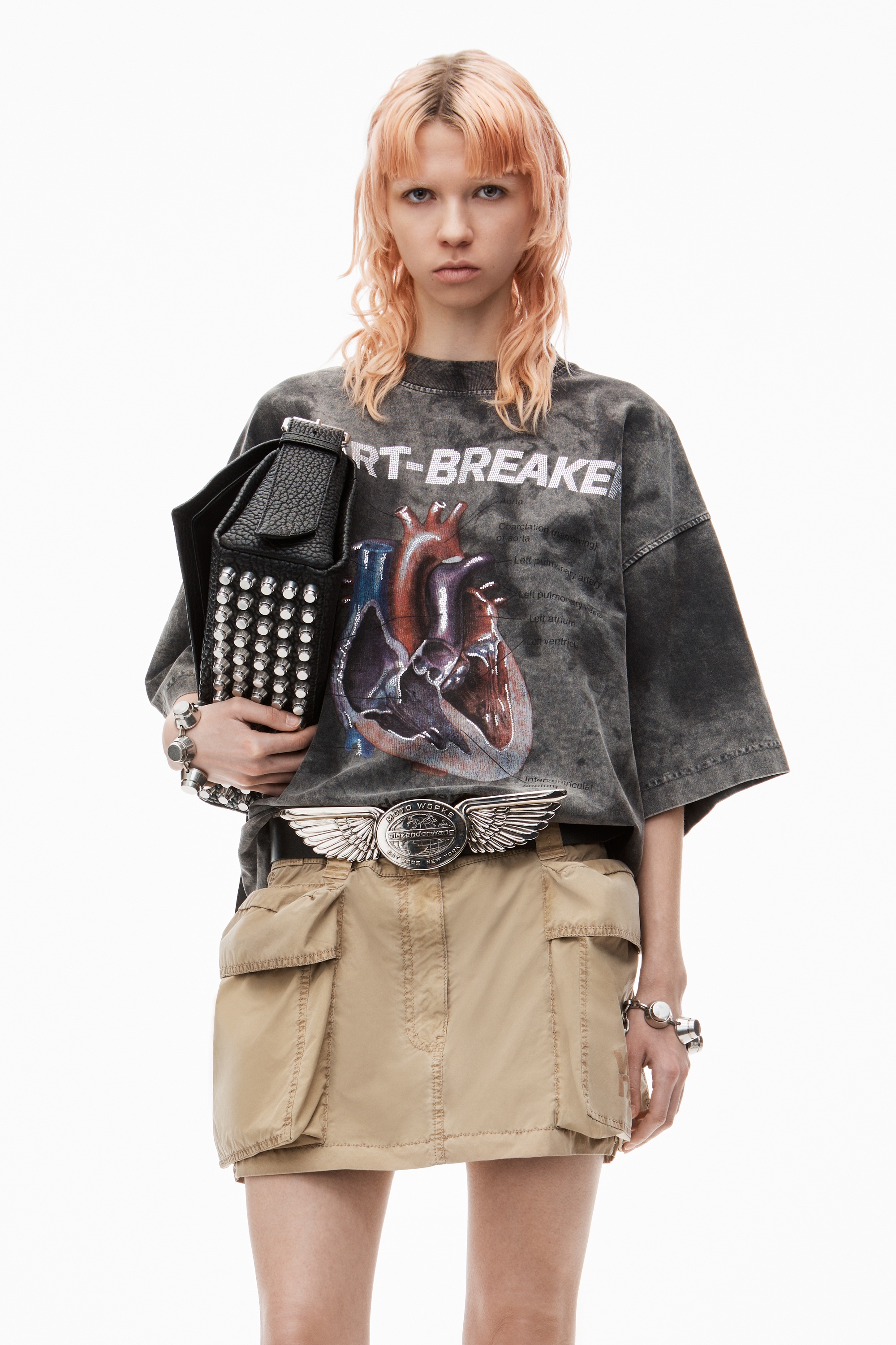 【関税込】Alexander Wang アレキサンダーワン CARGO MINI SKIRT Alexander Wang Cargo Mini Skirt | Black | FARFETCH