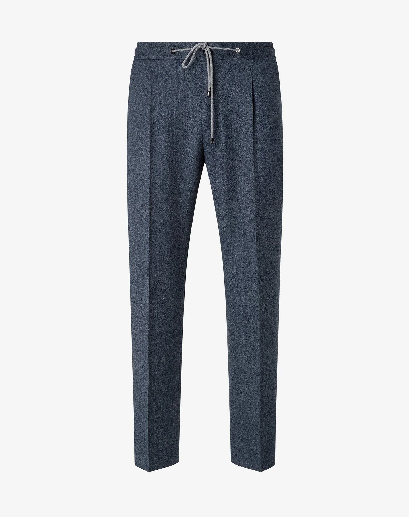 Sugar paper blue pure wool flannel joggers - 1