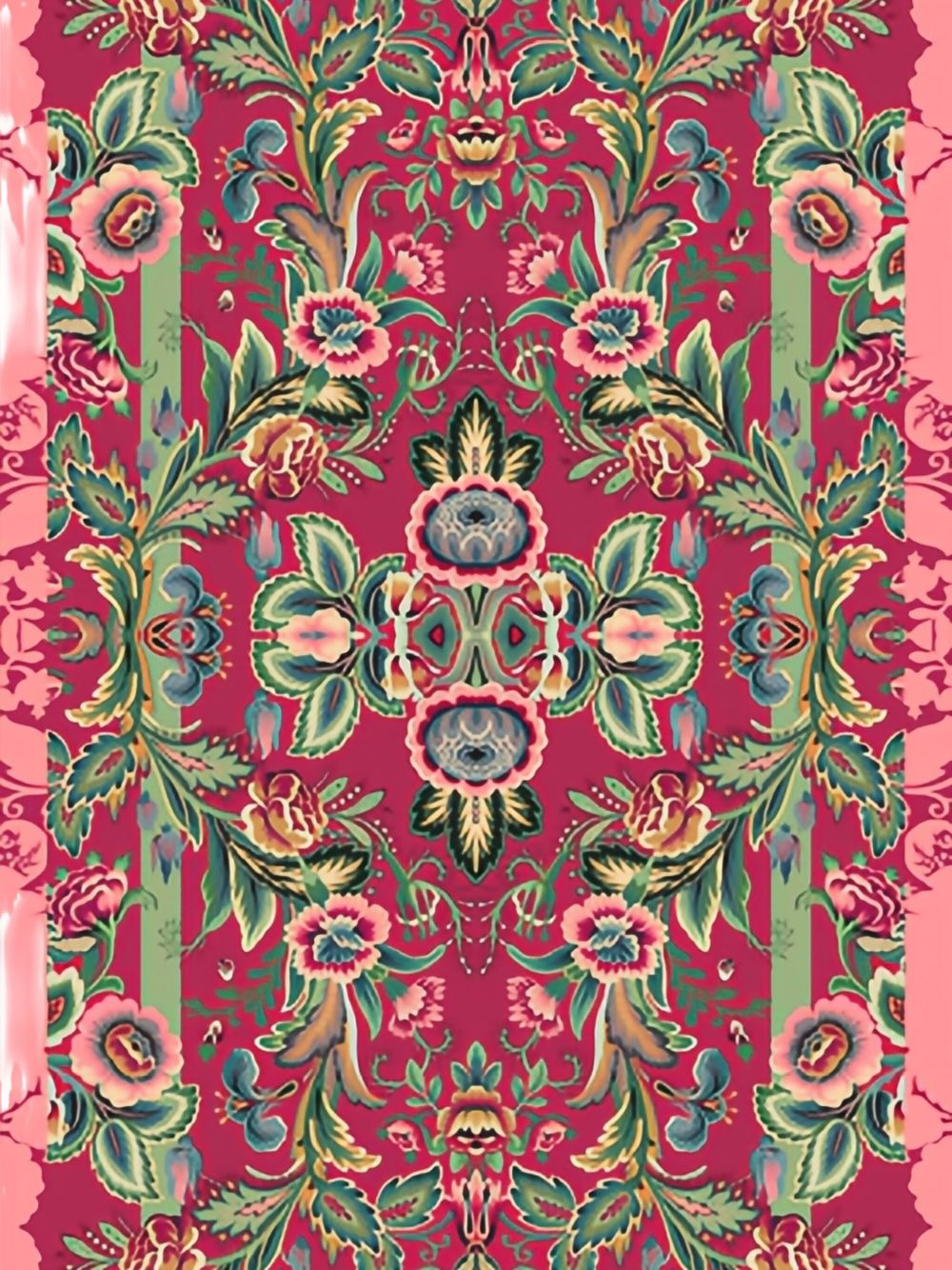 floral-pattern scarf - 2