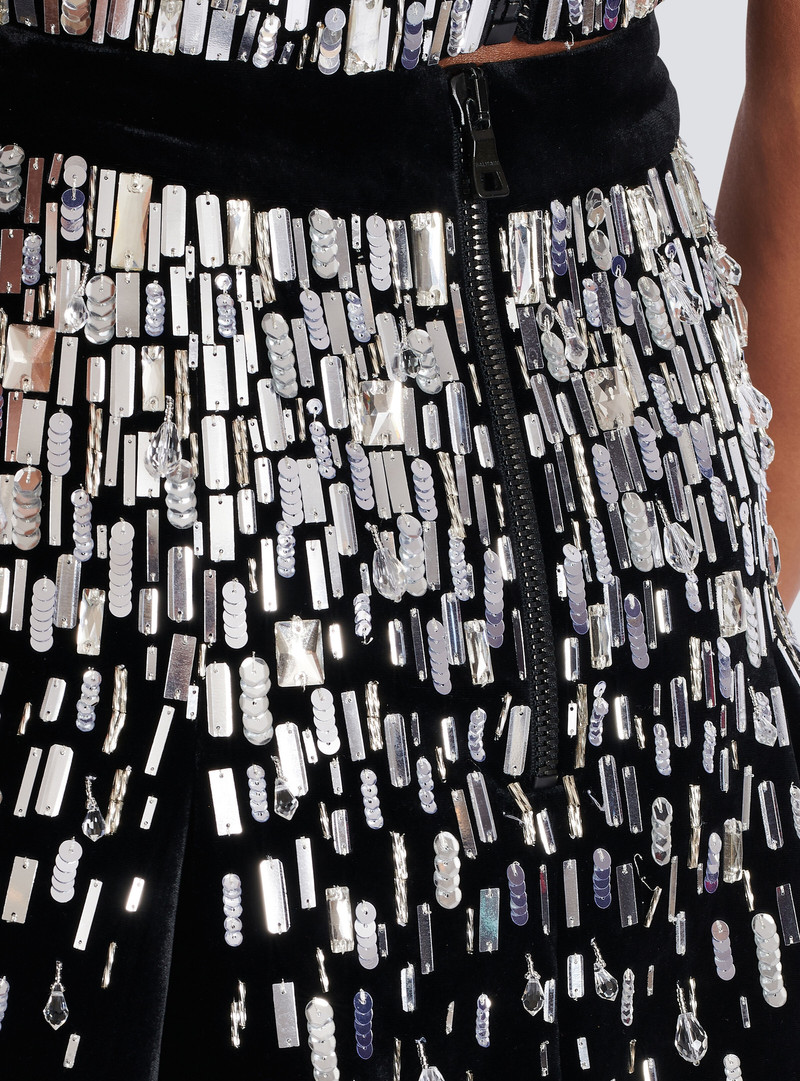 Embellished skater skirt 7