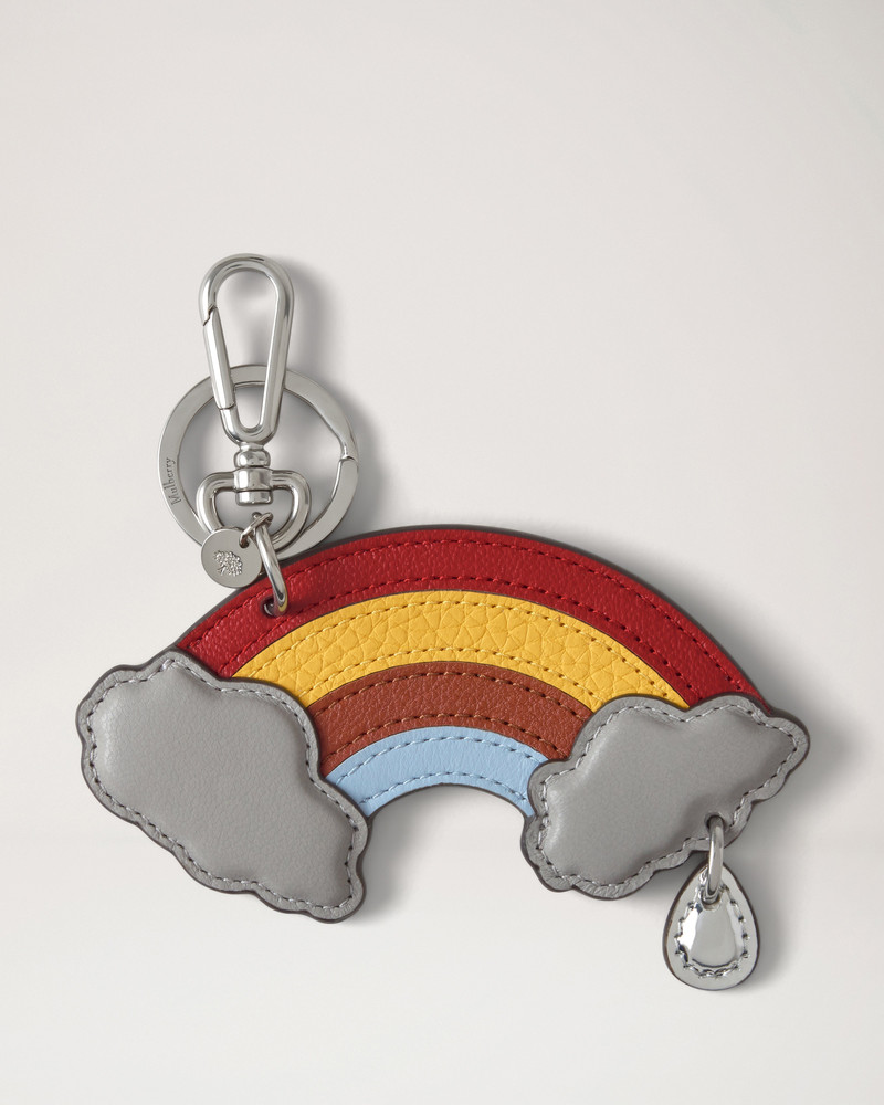 British Park Keyring - Rainbow Multicolour Mixed Material 1