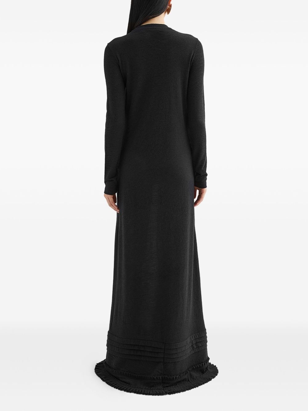 ruffle-detail maxi dress - 4