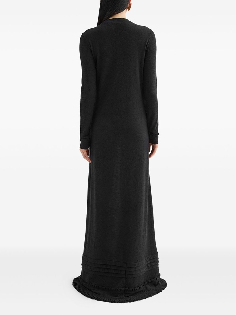 ruffle-detail maxi dress 4