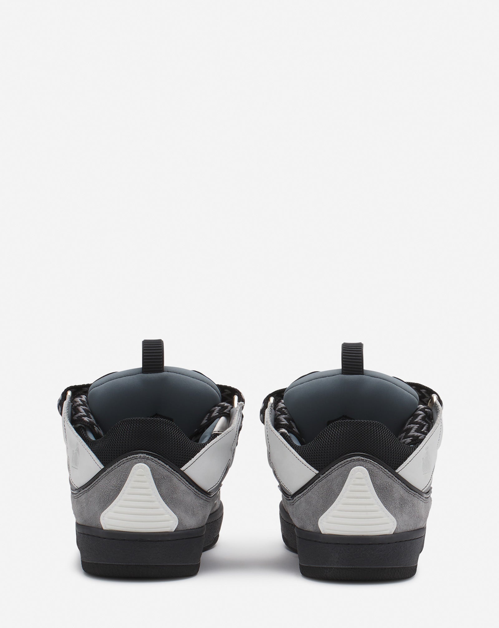 LEATHER CURB SNEAKERS - 4