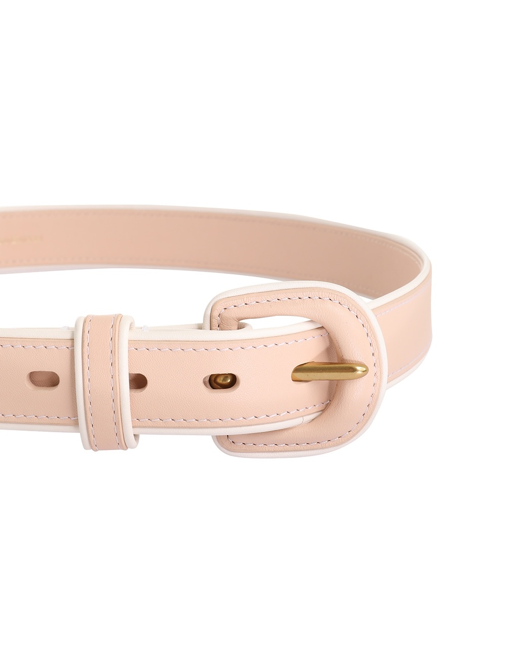 CONTRAST LEATHER JEAN BELT - 3