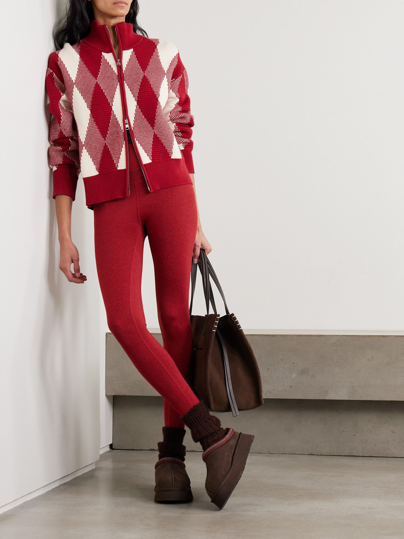 VARLEY Karina Jacquard-knit Cardigan outlook