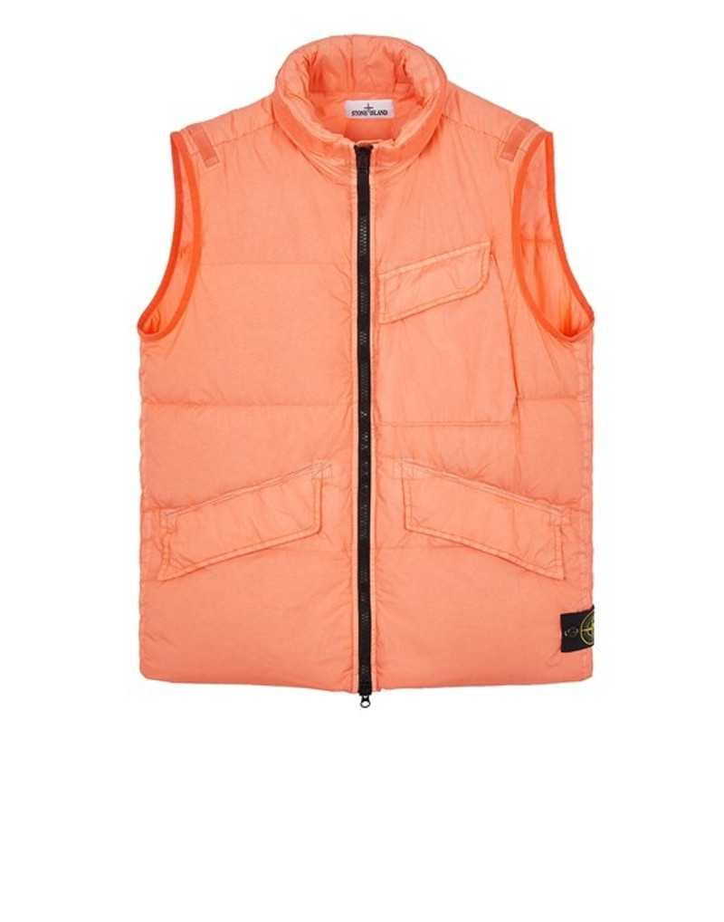G0123 GARMENT DYED CRINKLE REPS R-NY DOWN PEACH - 1