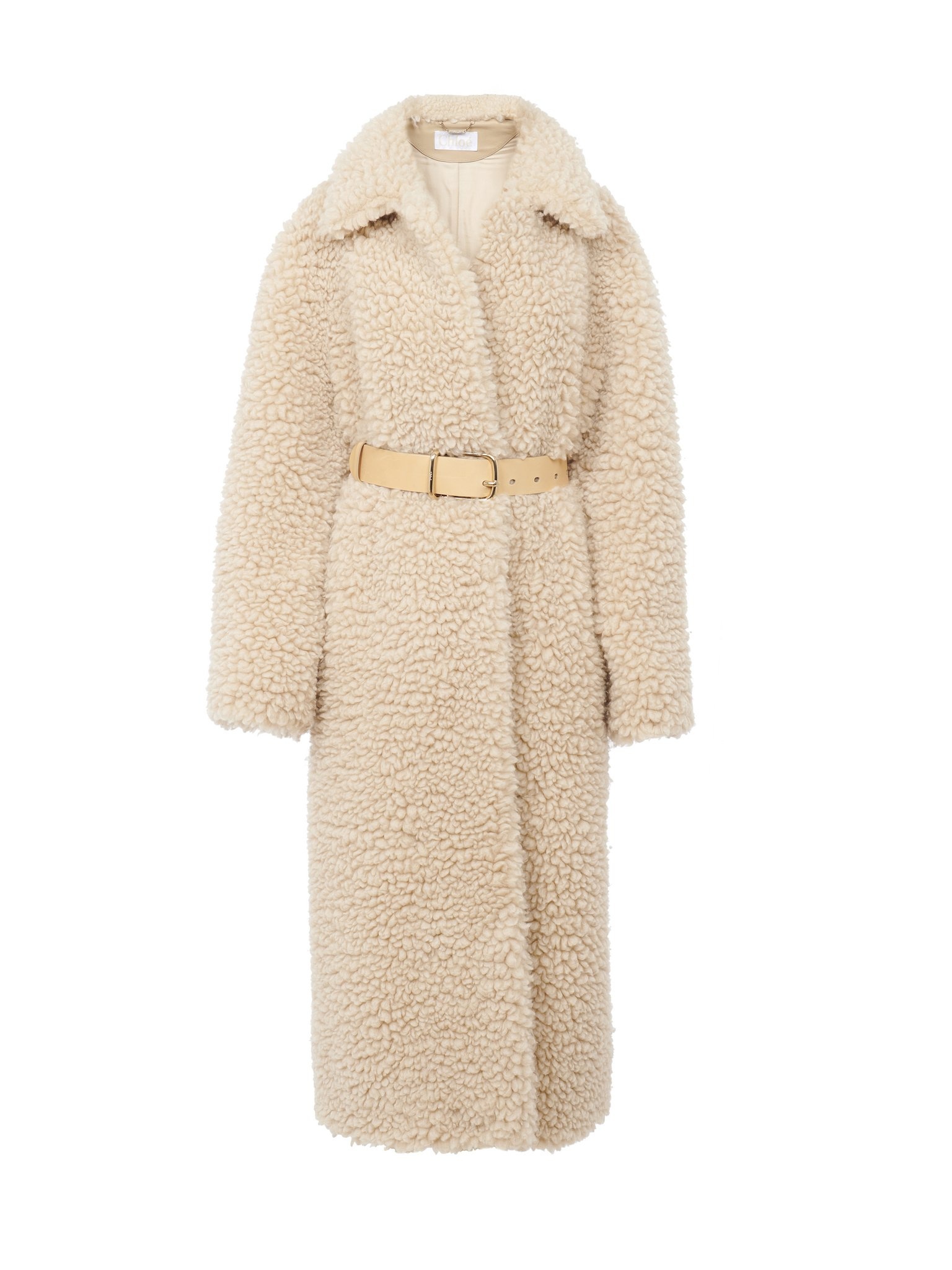 BELTED COCOON COAT - 1
