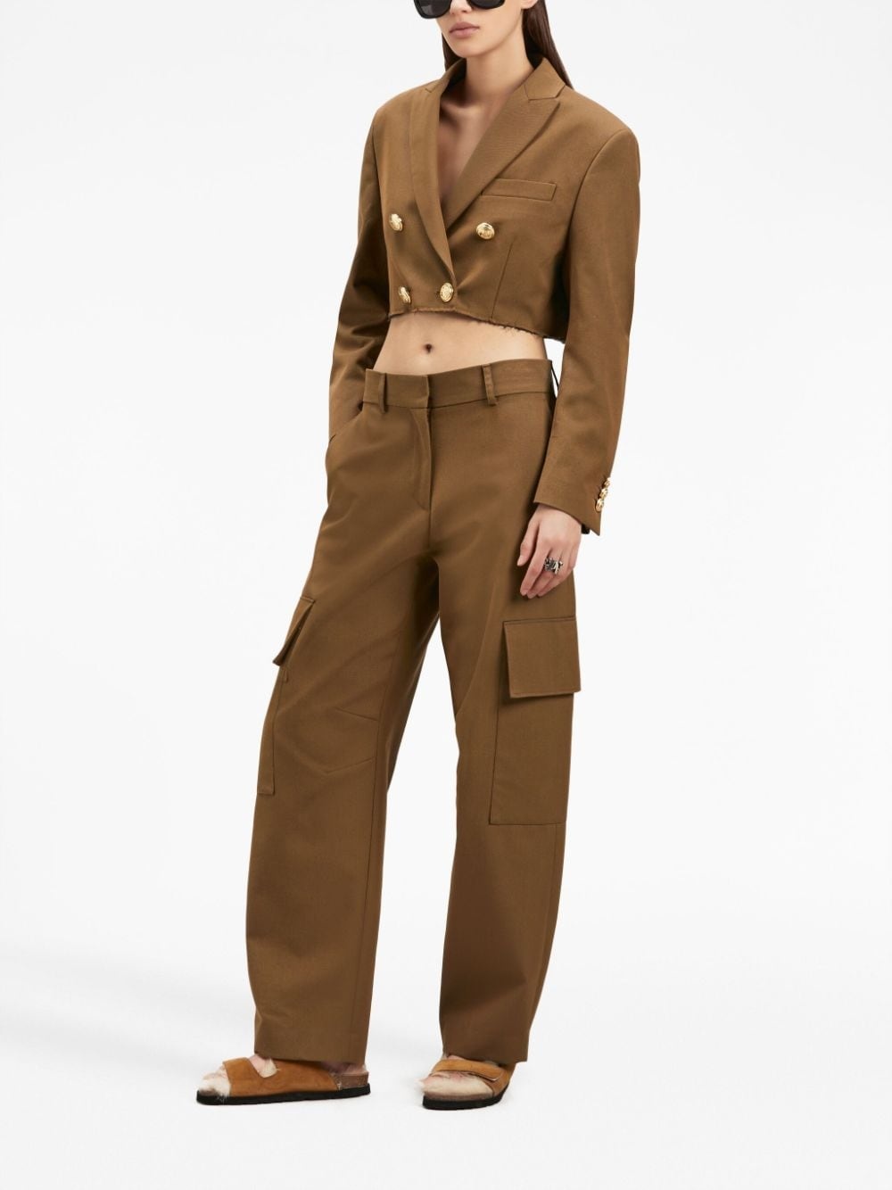 tapered cargo trousers - 2