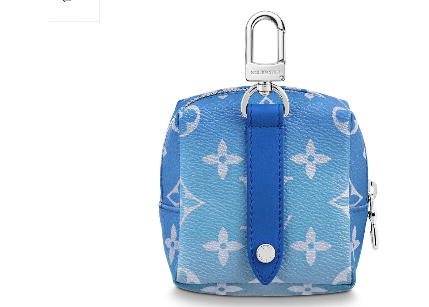 Louis Vuitton Squared Pouch Bag Charm Clouds Monogram Blue - 2