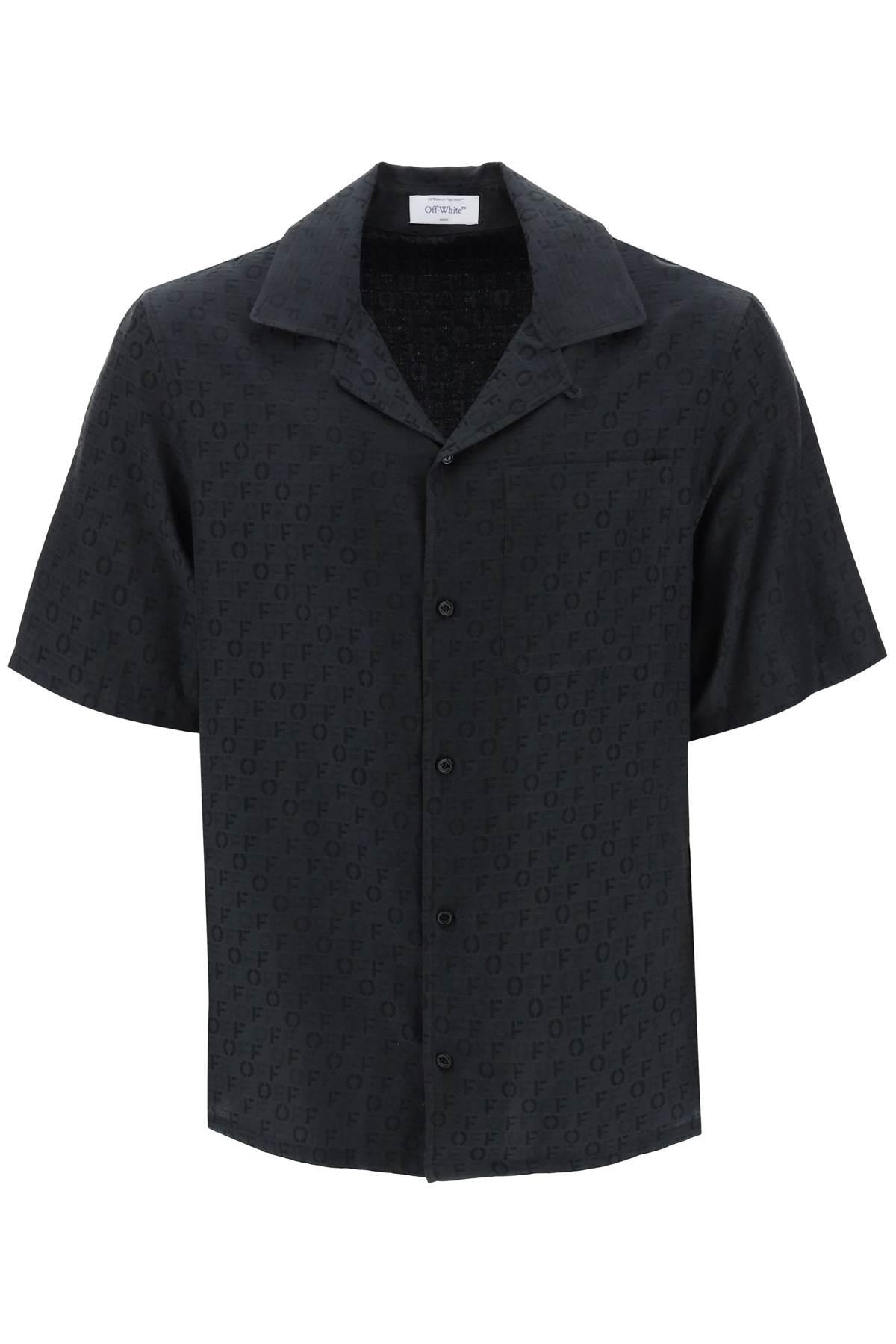 Silk-cotton short sleeve shirt - 1