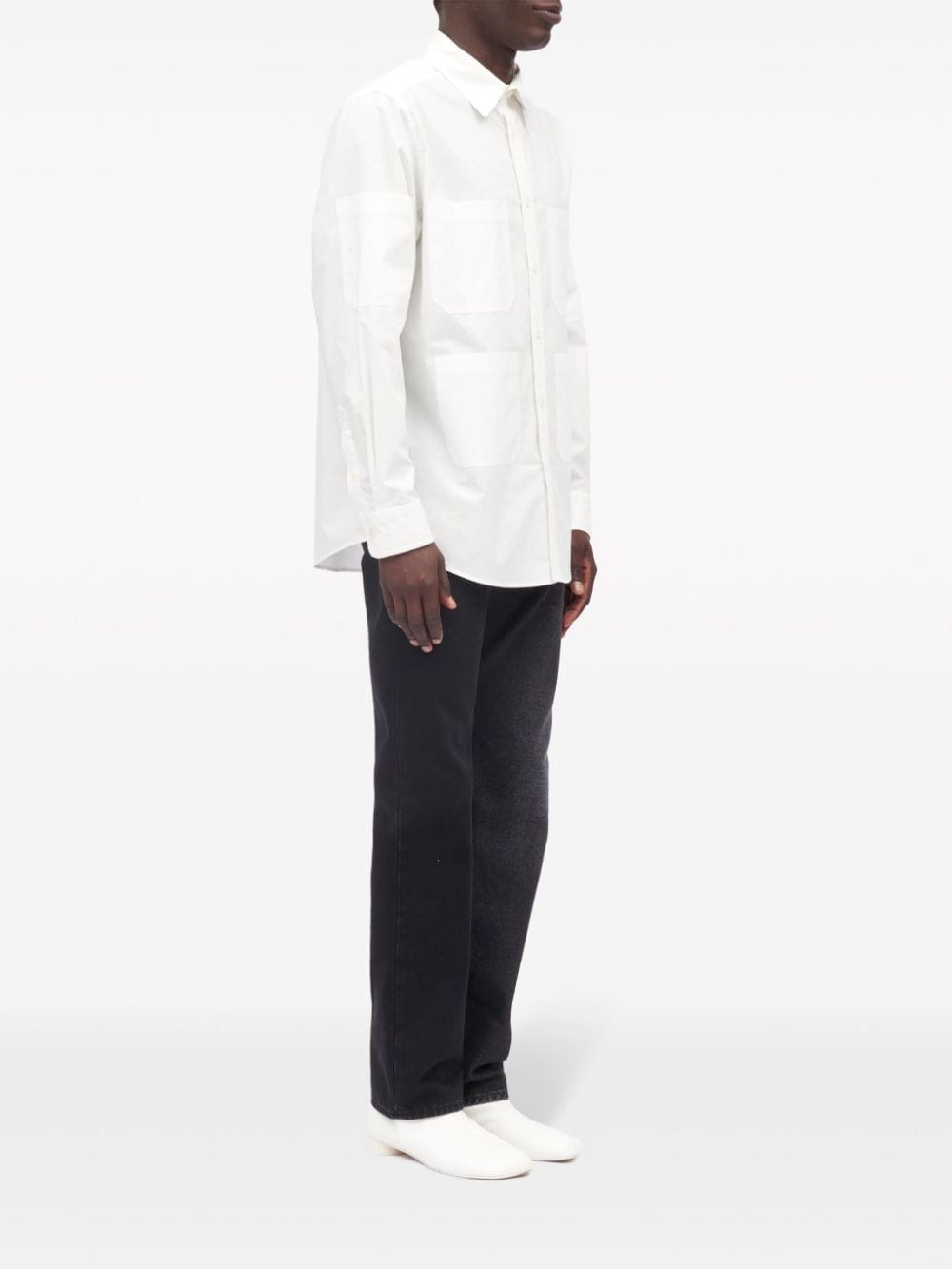 Cotton poplin shirt - 3