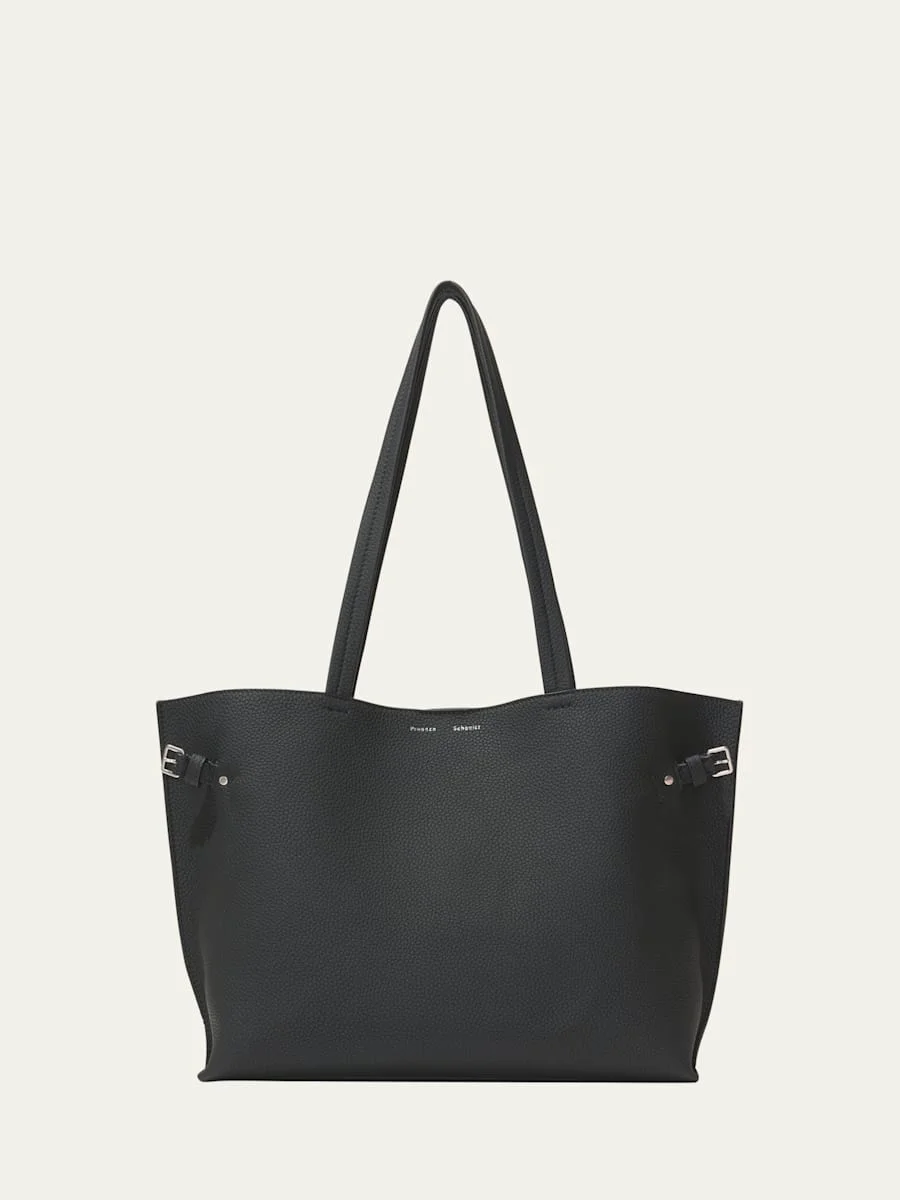 Day Pebbled Calfskin Leather Tote Bag - 1