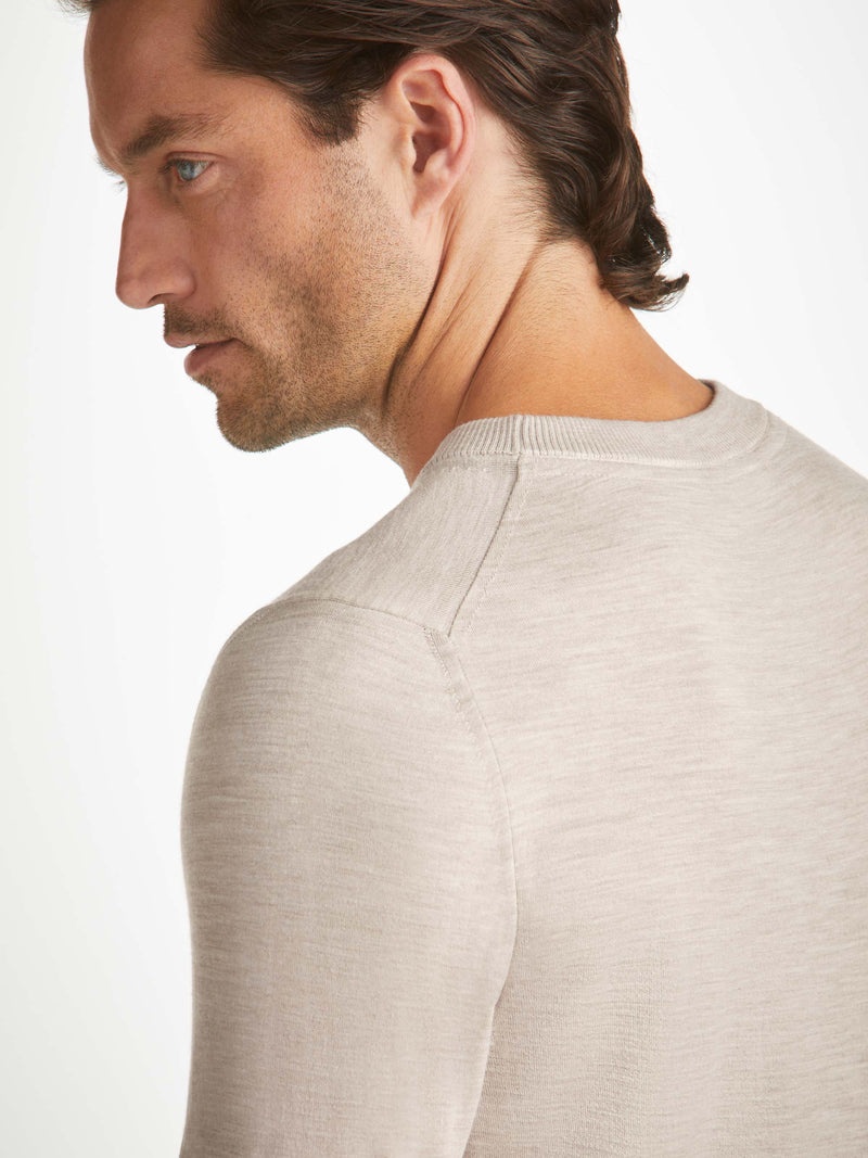 Men's Sweater Orson Merino Wool Oat - 6