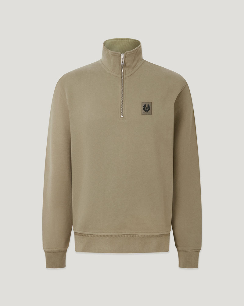 BELSTAFF QUARTER ZIP SWEATSHIRT 1