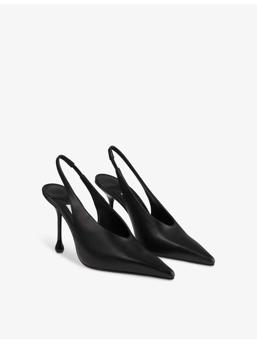 Isa 95 slingback leather  heeled courts - 3