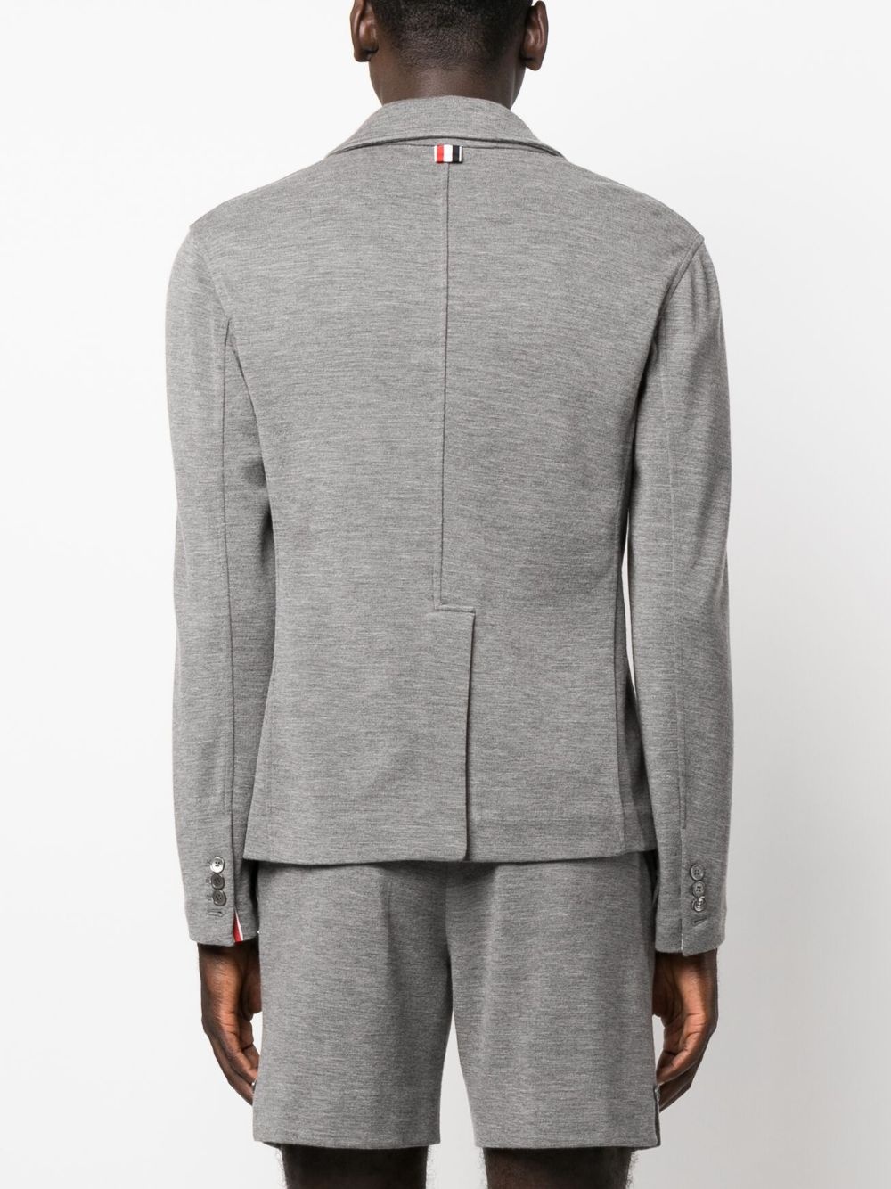 single-breasted button-fastening blazer - 4