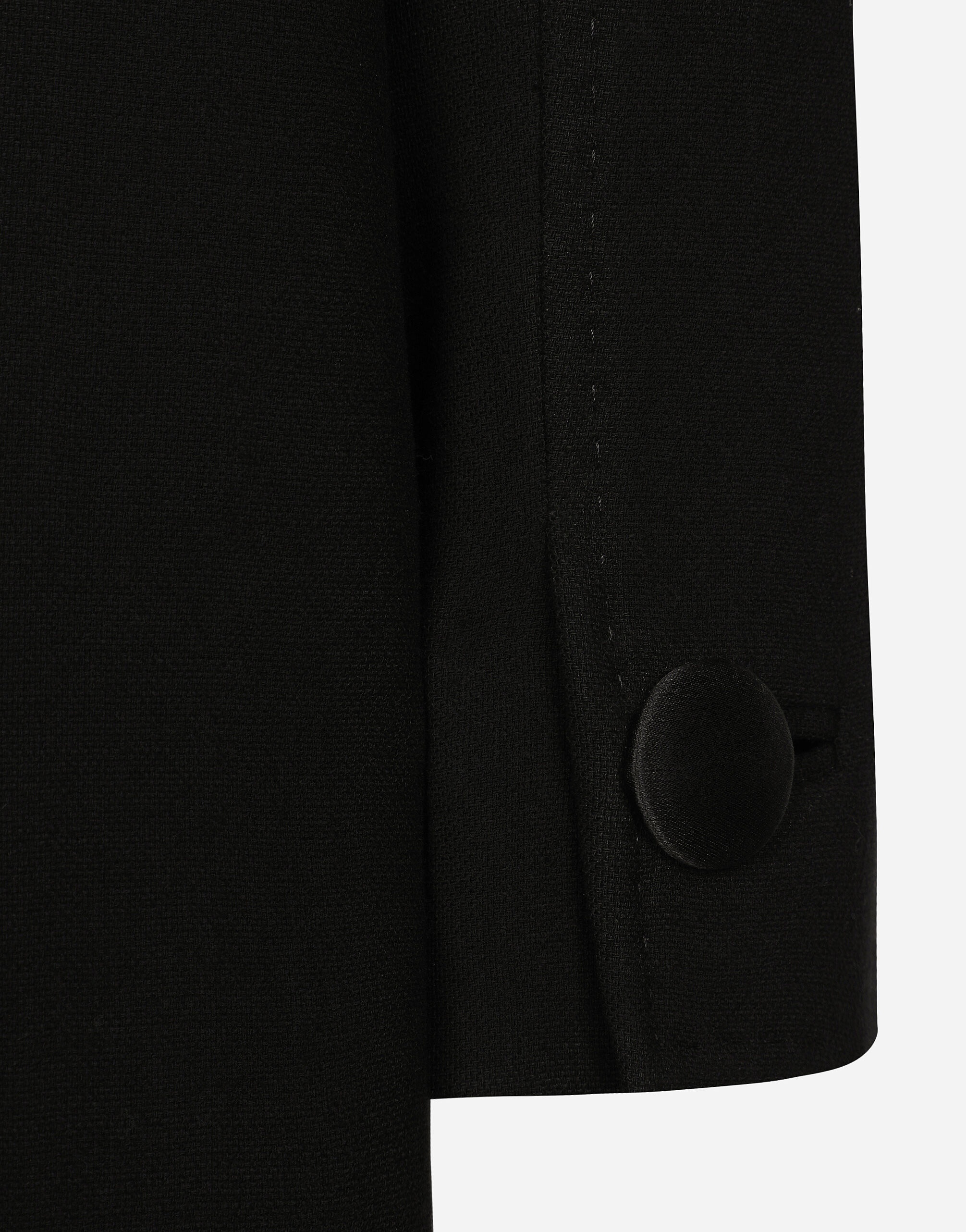 Short wool coat with lace details - 10