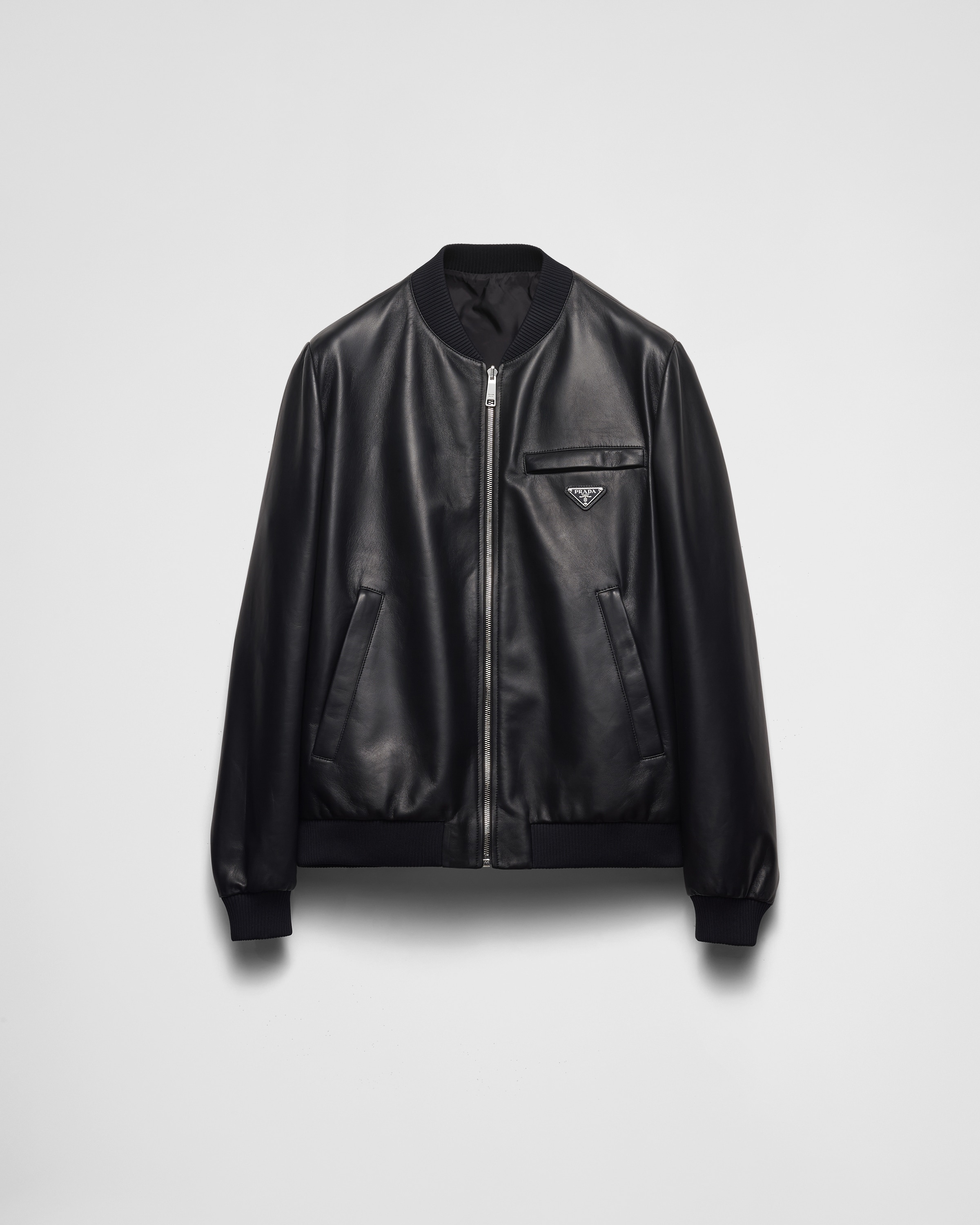 Nappa leather bomber jacket - 1