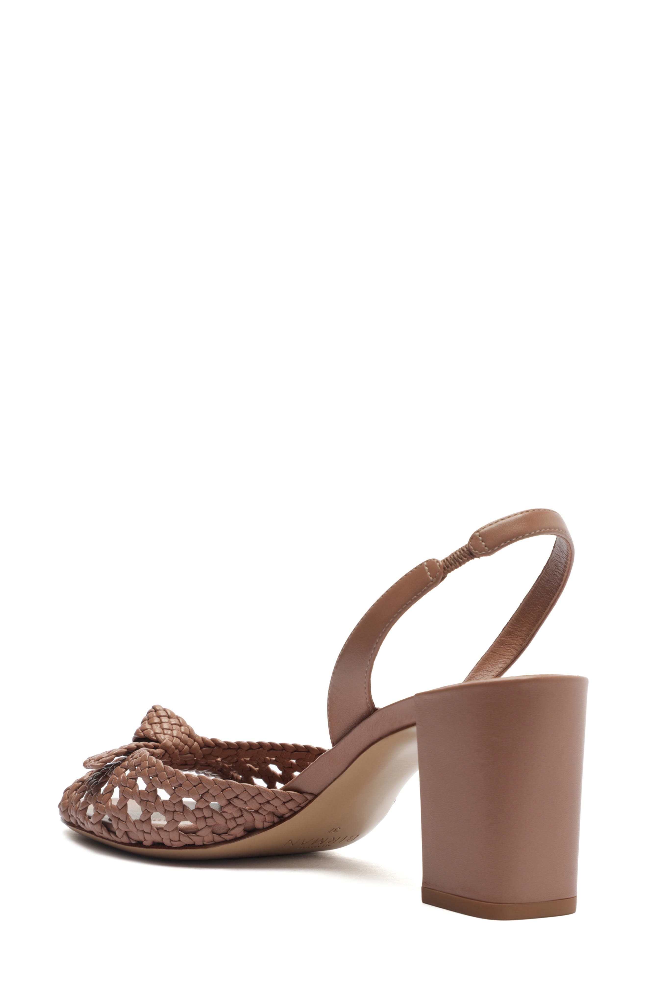 Alexandre Birman Easy Clarita Tresse Block Heel Slingback Sandal in Roma at Nordstrom - 1