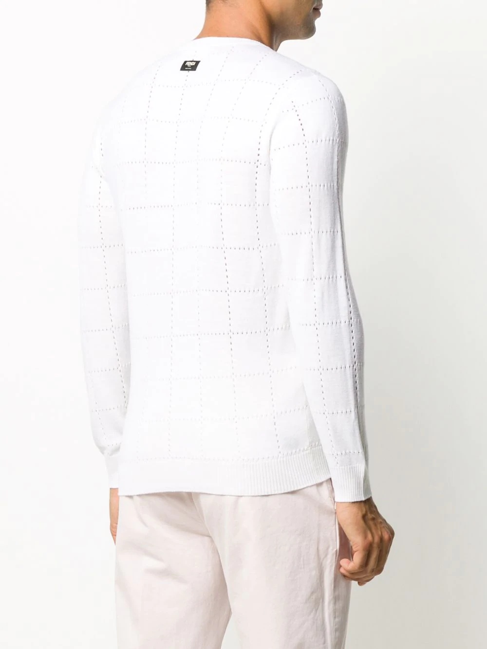 perforated-grid jumper - 4