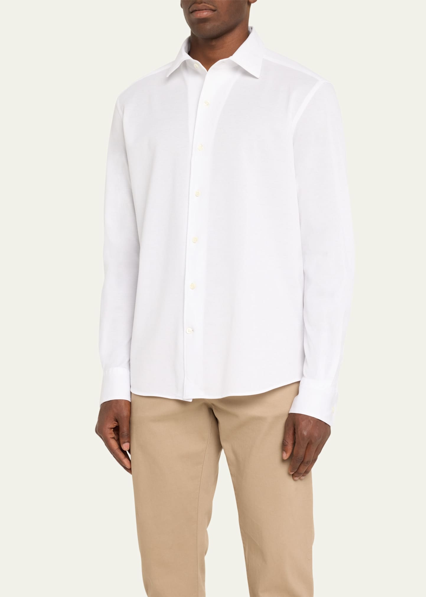 Men's Pique Jersey Sport Shirt - 4