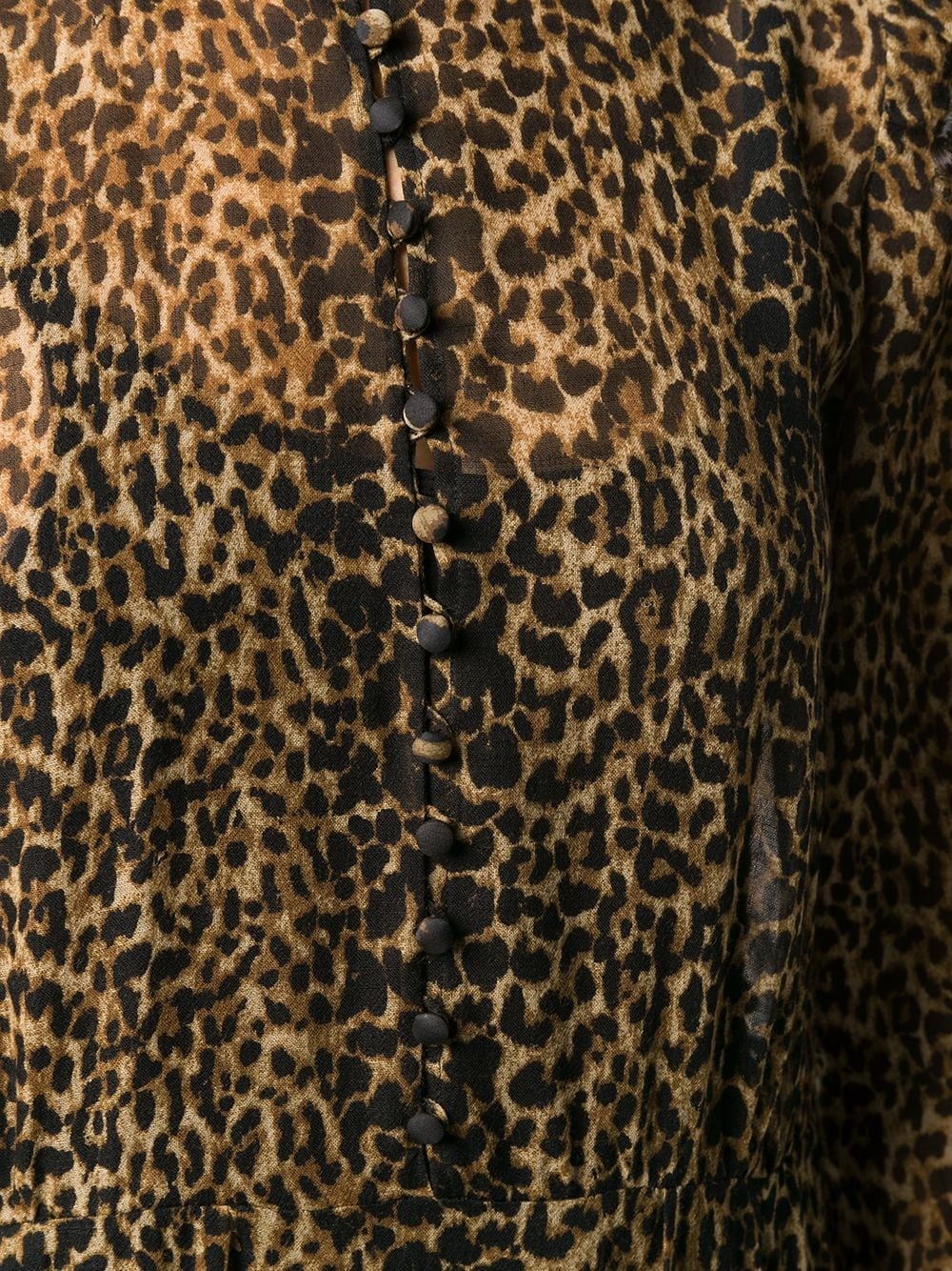 leopard midi dress - 5