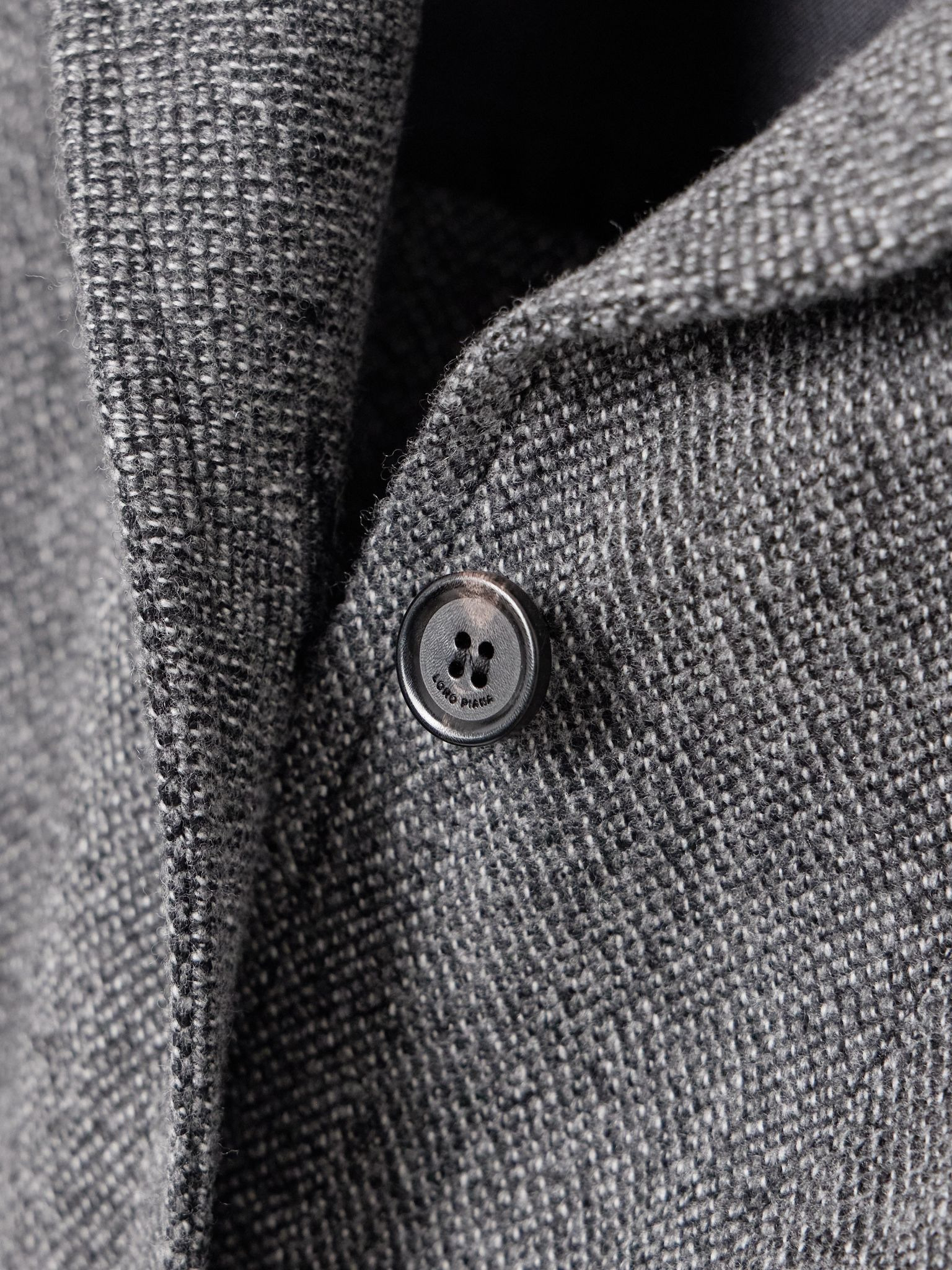 Darby linen, wool and cashmere-blend shirt Gray - 4