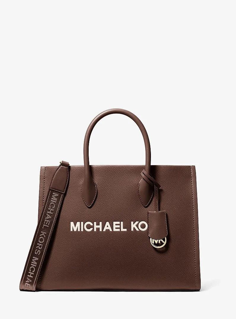 Mirella Medium Pebbled Leather Tote Bag - 1