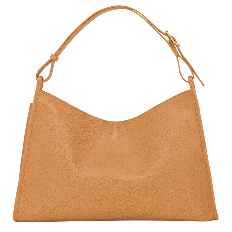 Le Foulonné XL Shoulder bag Walnut - Leather 3