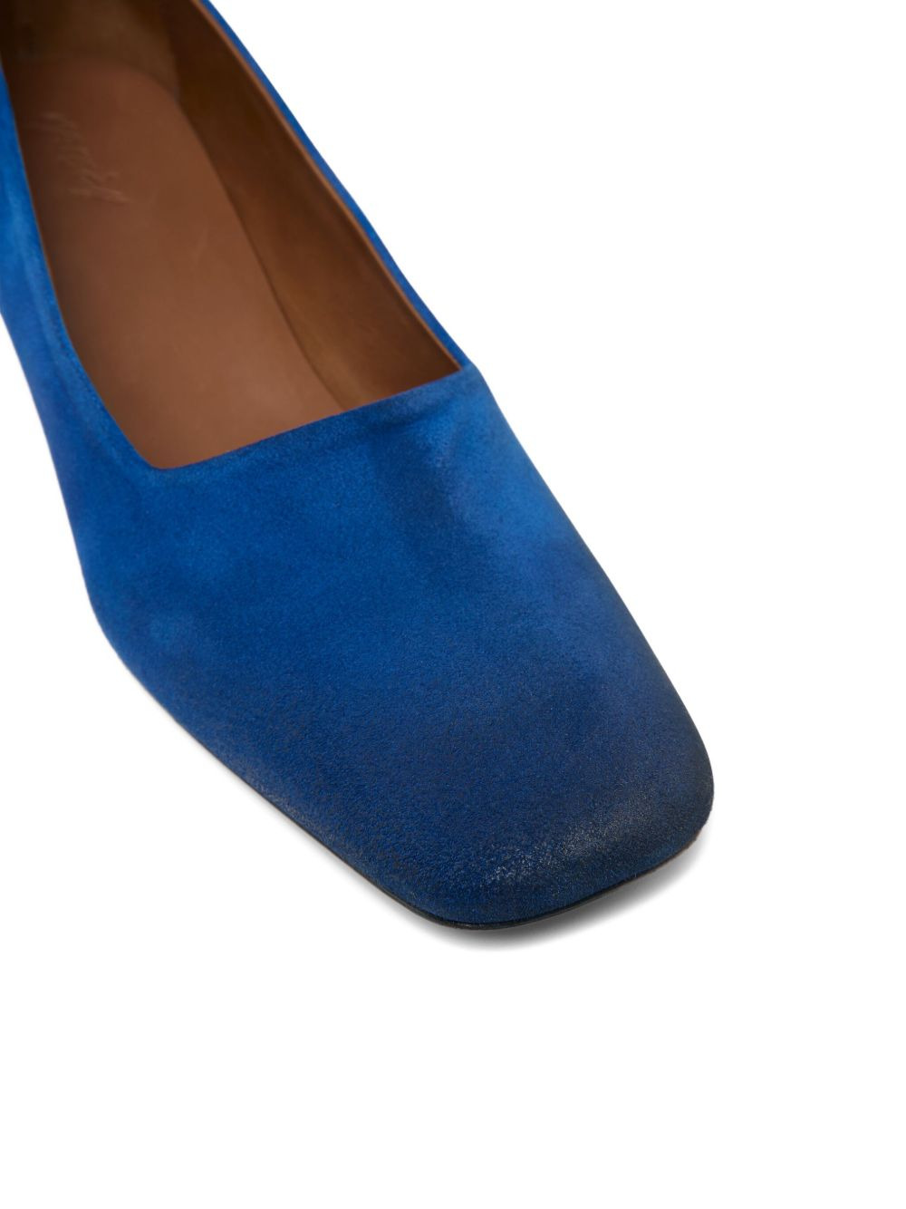 square-toe kitten-heel pumps - 4