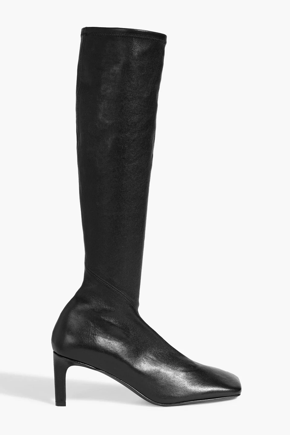 Leather knee boots - 1