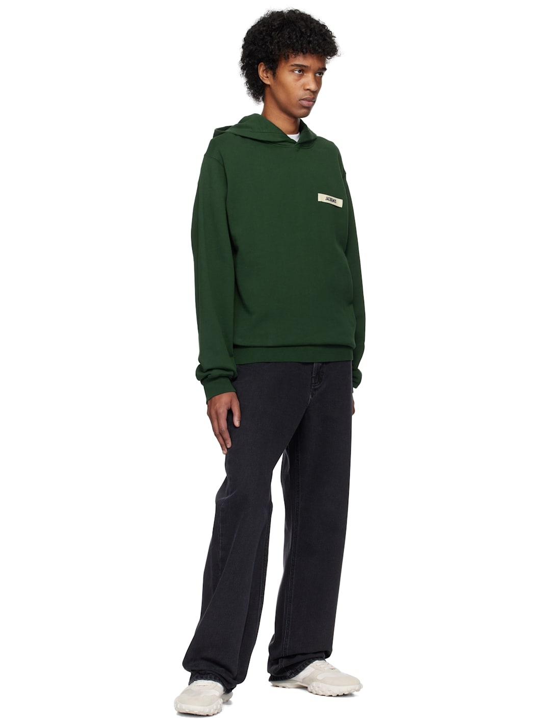 Green 'The Gros Grain' Hoodie - 4